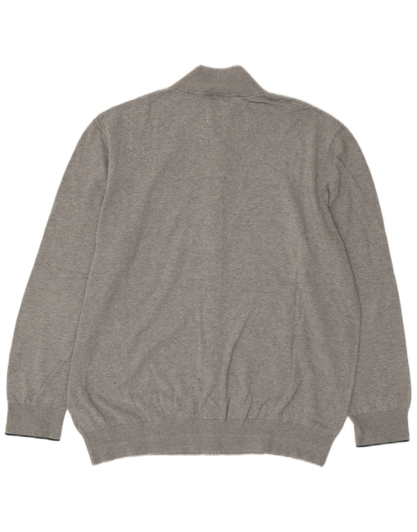 Timberland Herre Cardigan Sweater 2XL Grå Bomuld
