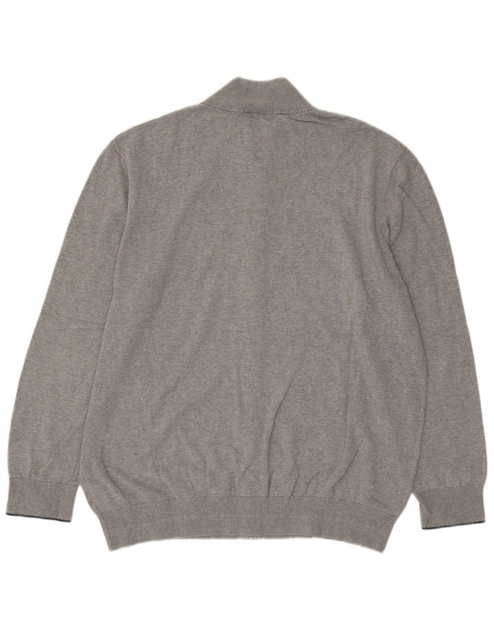 Timberland Herre Cardigan Sweater 2XL Grå Bomuld
