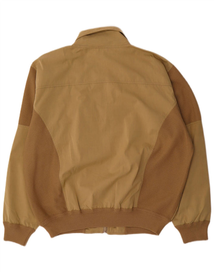 Vintage bomberjakke til mænd IT 52 XL Beige Colourblock