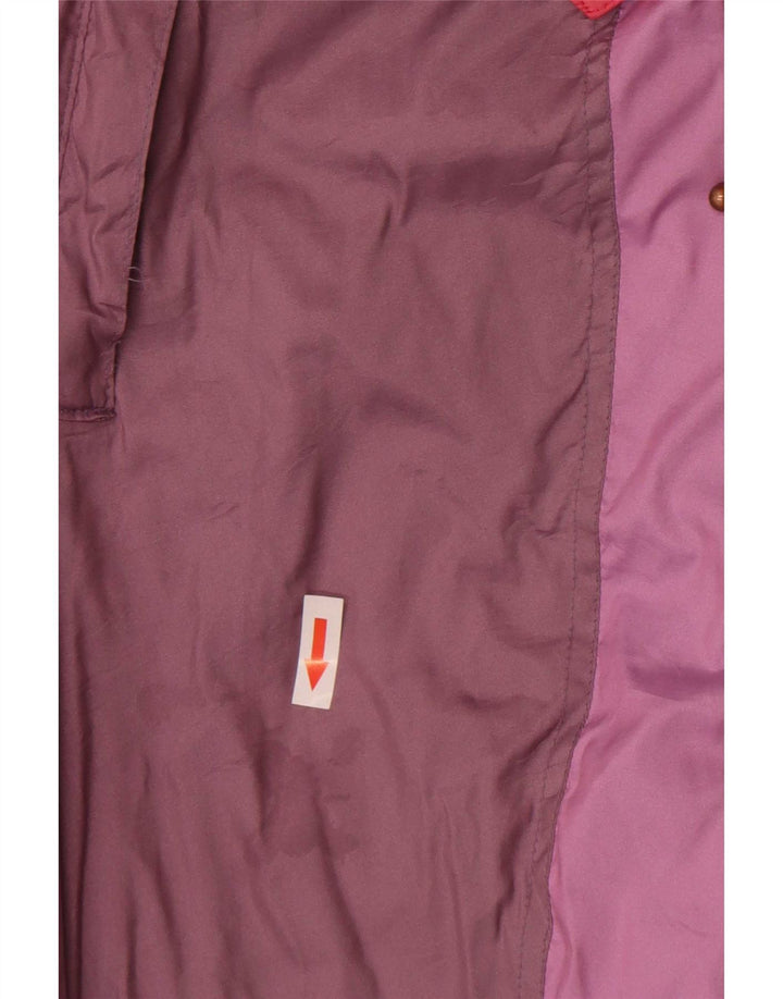 Diadora Dame Ski Jumpsuit UK 10 Small Purple Colourblock Polyester