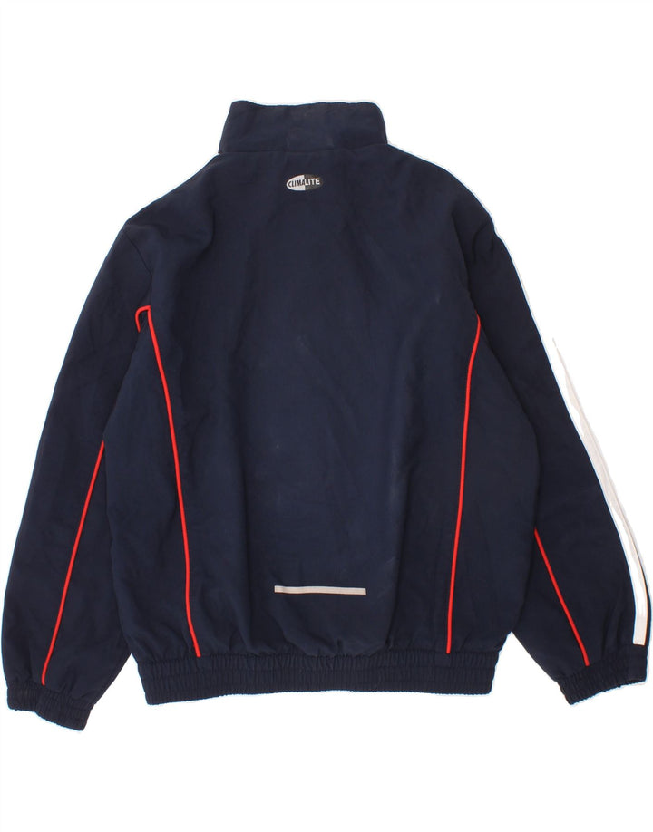 ADIDAS Boys Tracksuit Top Jacket 5-6 Years Navy Blue Polyester Vintage Adidas and Second-Hand Adidas from Messina Hembry 