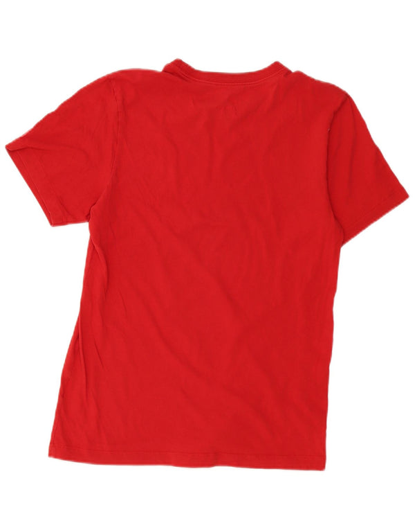 Nike Womens T-Shirt Top UK 6 XS Red