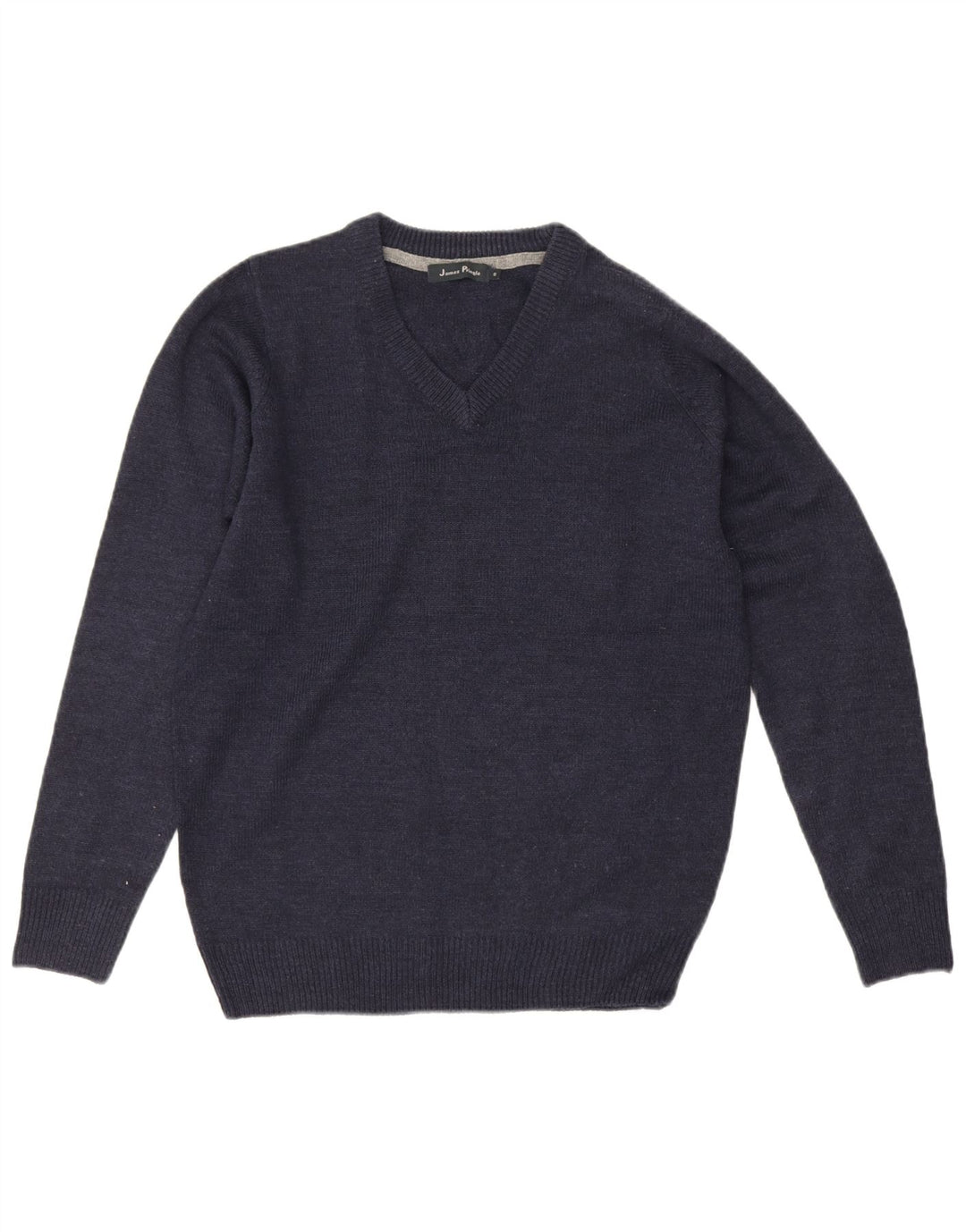 James Pringle Herre V-hals sweater lille marineblå akryl