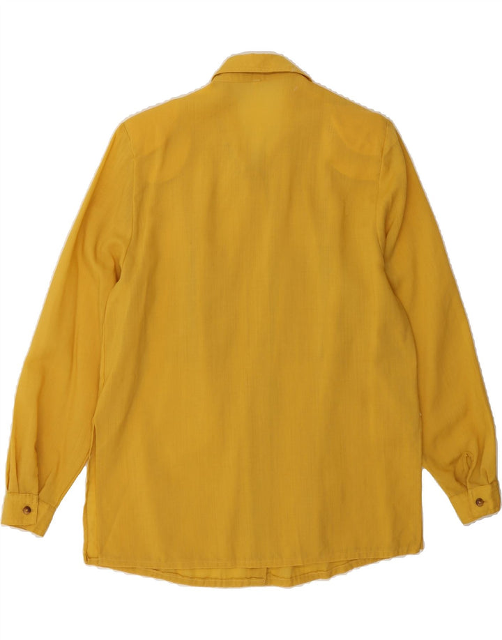DIANA BENTALLS Womens Shirt Blouse UK 16 Large Yellow Vintage Diana Bentalls and Second-Hand Diana Bentalls from Messina Hembry 