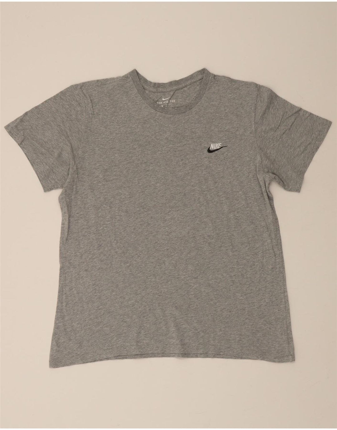 NIKE Mens T-Shirt Top Large Grey Vintage Nike and Second-Hand Nike from Messina Hembry 