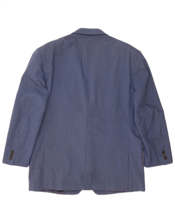 Missoni Herre 2-knaps blazerjakke IT 54 2XL Blå Virgin Wool