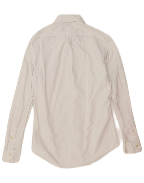 Ralph Lauren Mens Slim Fit Shirt Small White Cotton
