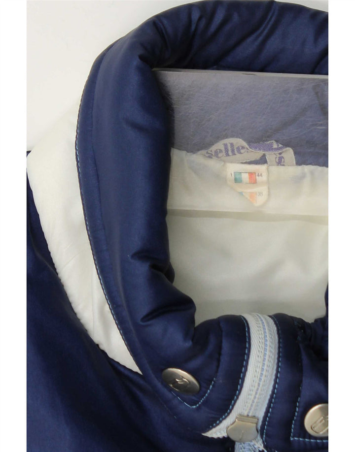 Ellesse Dame Polstret Jakke IT 44 Medium Blue Colourblock