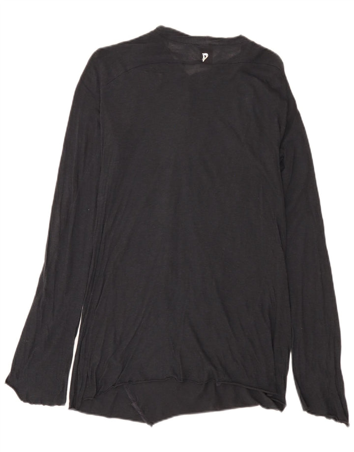 Dondup Dame Top Langærmet UK 10 Small Navy Blue