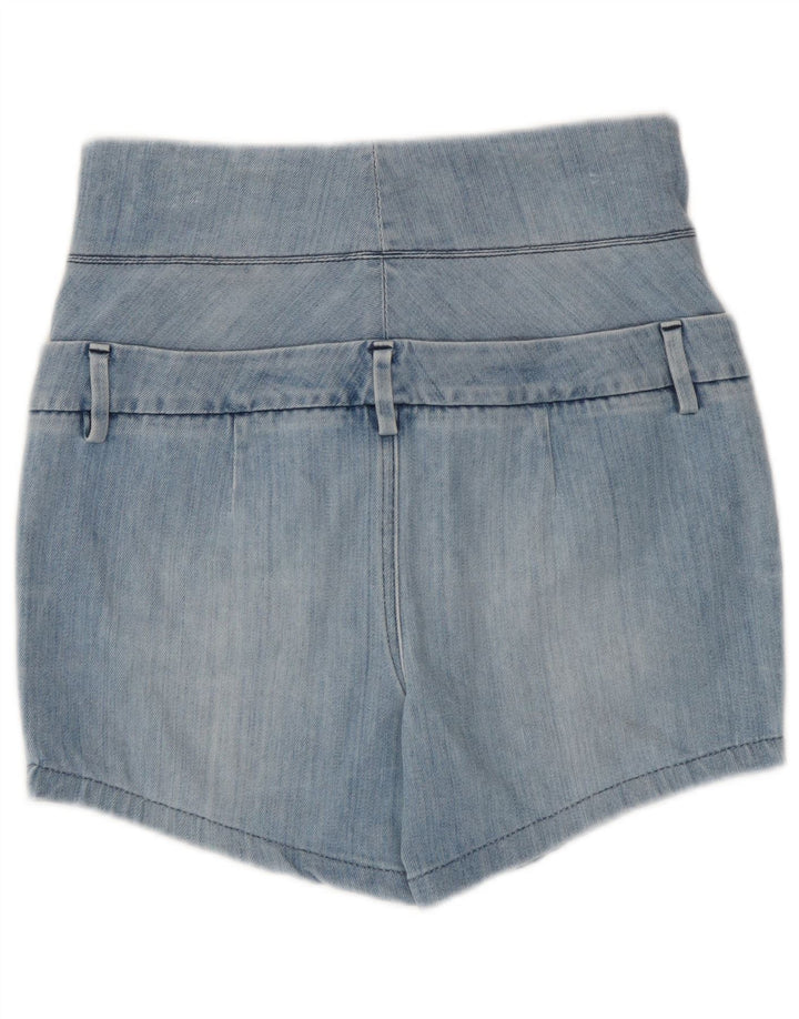 Dondup Womens Distressed High Waist denimshorts W28 Medium Blue