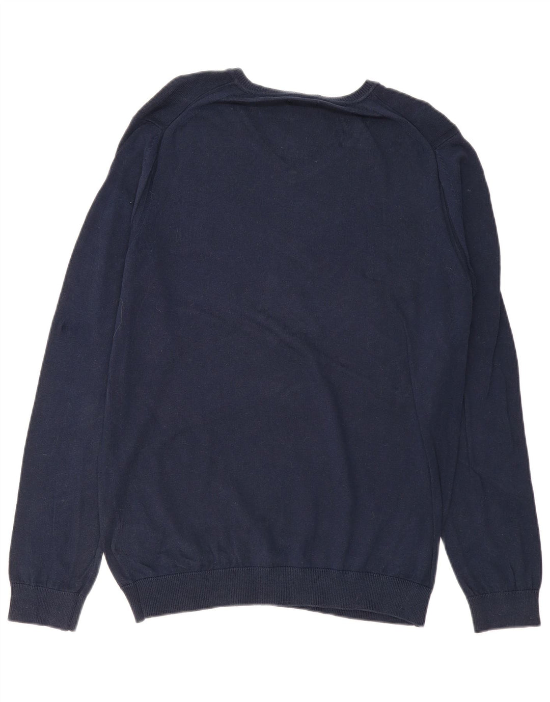 Lee Herre V-hals sweater Medium marineblå bomuld