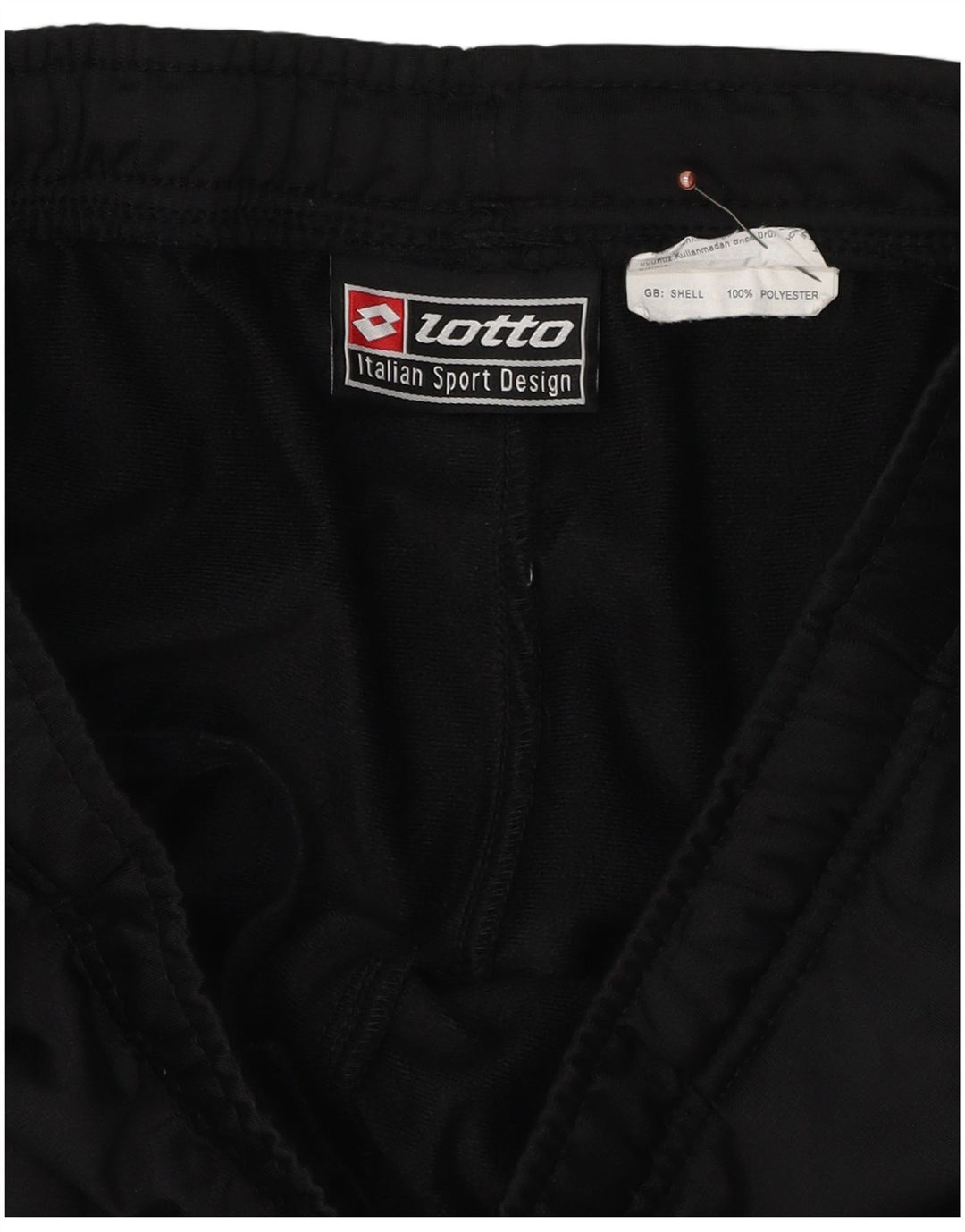 Lotto Herre grafisk træningsdragt Bukser Medium Sort Colourblock Polyester