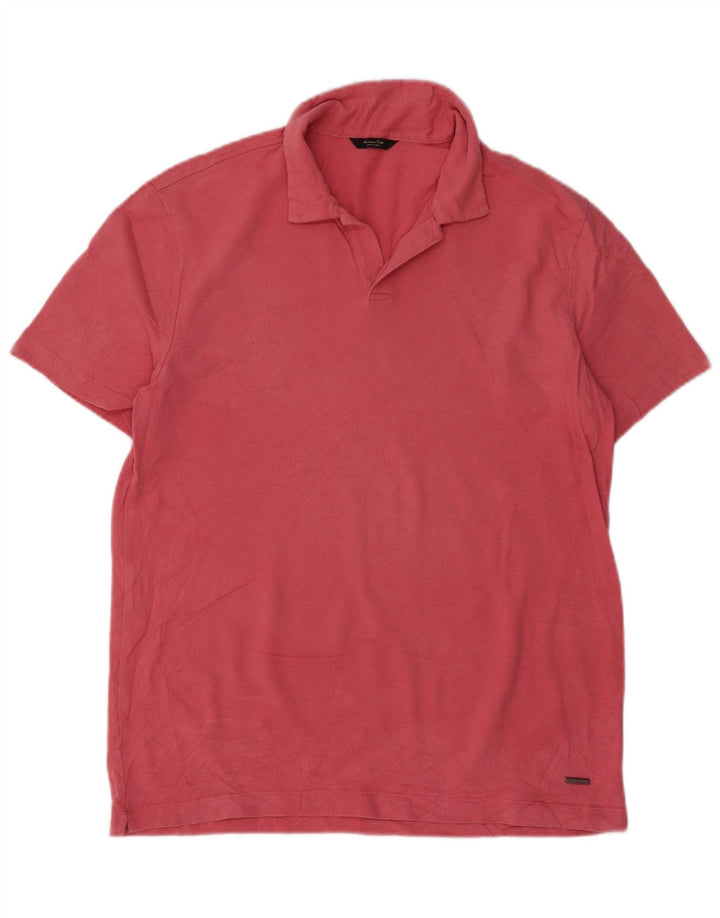 MASSIMO DUTTI Herre poloshirt Medium Pink