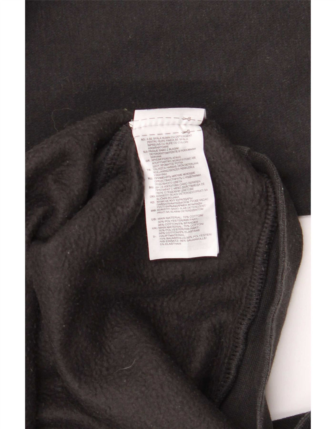 Adidas Herre hættetrøje Jumper Medium Sort Bomuld