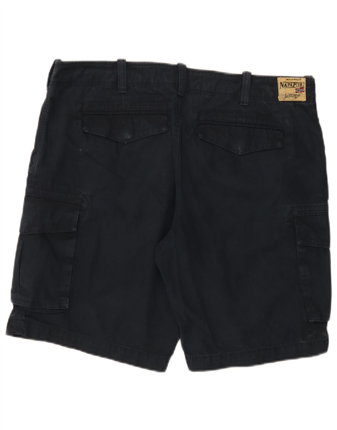 Napapijri Herre Cargo Shorts W36 store marineblå bomuld