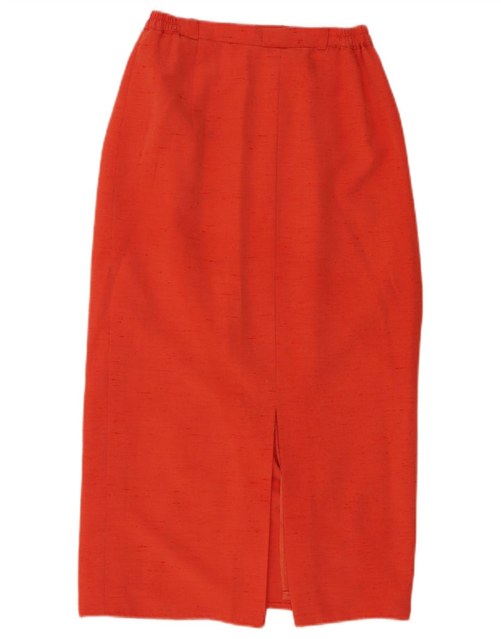 ENDORA Womens Maxi Pencil Skirt UK 10 Small W24  Red Flecked