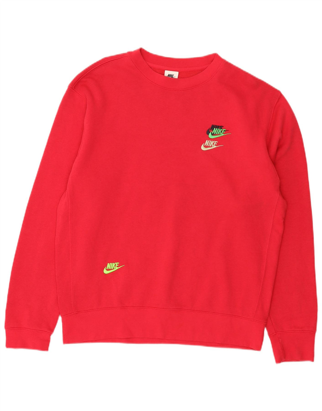 Nike sweatshirt til mænd, medium rød bomuld