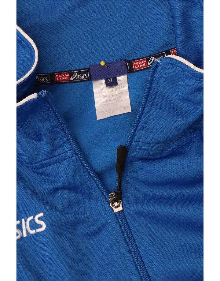 Asics Træningsdragt til mænd Topjakke XL Blå Polyester