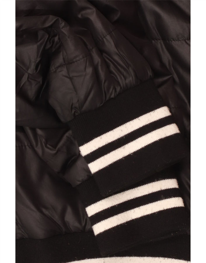 Kappa Herre hættepolstret jakke UK 42 XL Sort Polyester