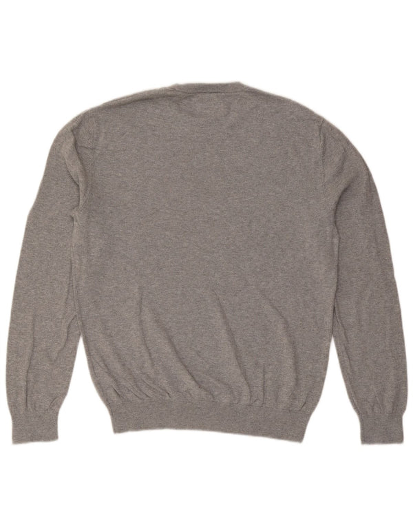 Jack Wills Herre Crew Neck Jumper Sweater Stor Grå Bomuld
