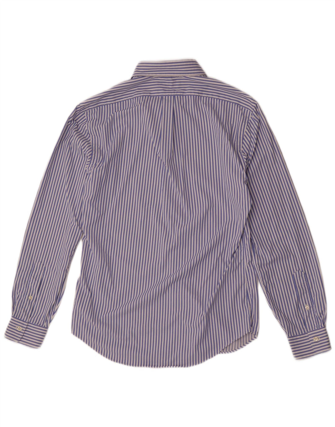 Ralph Lauren Herre Slim Fit skjorte Medium Blue Pinstripe Nylon