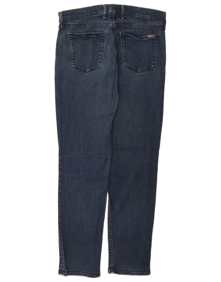 EDDIE BAUER Højtaljede lige jeans til kvinder US 14 XL W32 L29 Blå