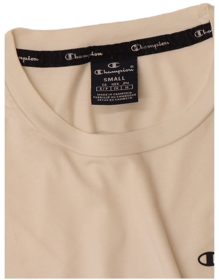 CHAMPION Herre T-Shirt Top Lille Off White