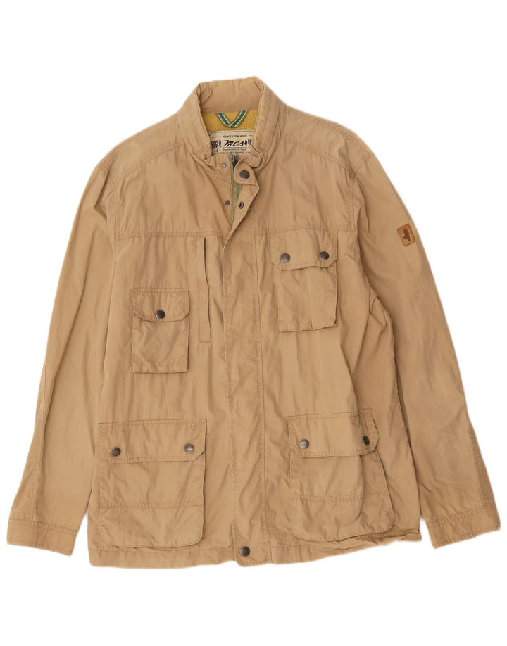 Marlboro Classics Herre Hooded Utility Jacket UK 44 2XL Beige