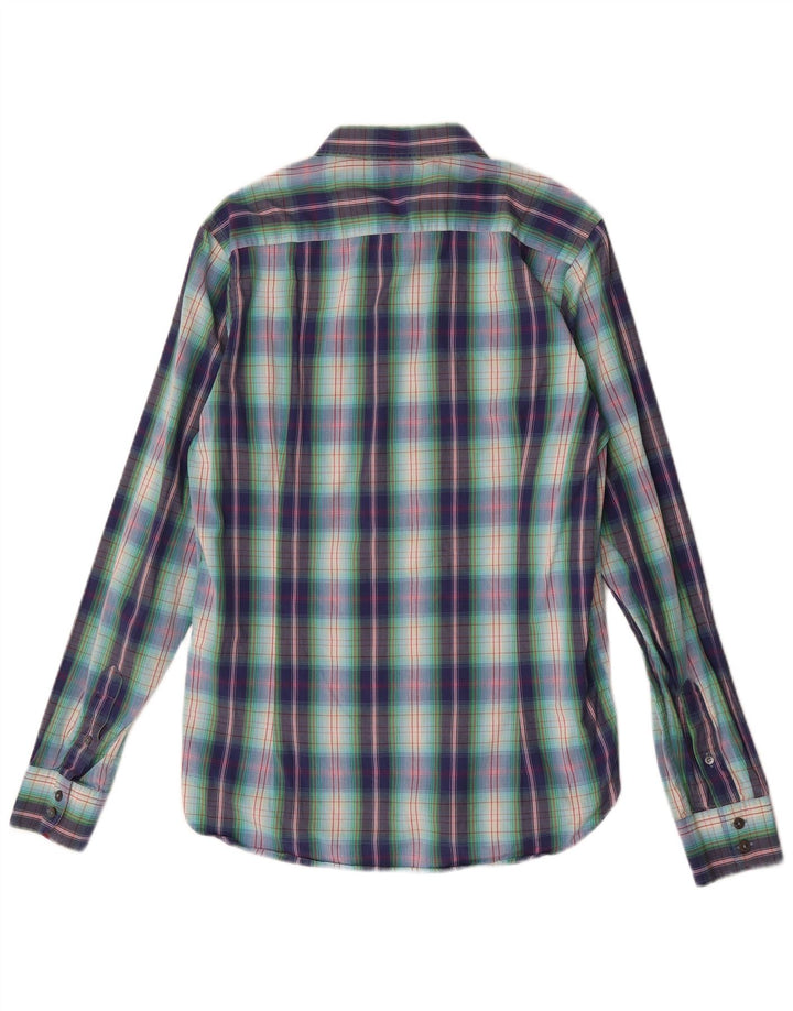 Ted Baker Herreskjorte str. 3 Medium Flerfarvet ternet bomuld