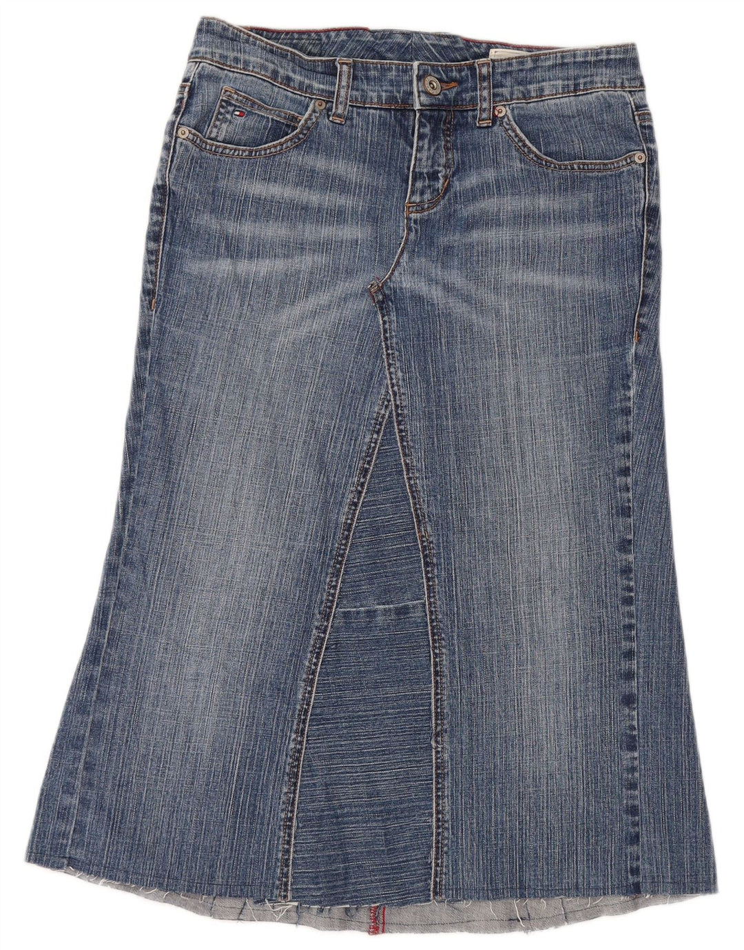 TOMMY HILFIGER Denimnederdel til kvinder W30 Medium Blue