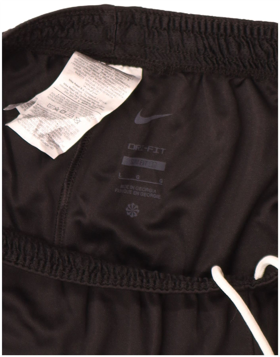 Nike Herre Dri Fit Slim Sportshorts Large Sort Polyester