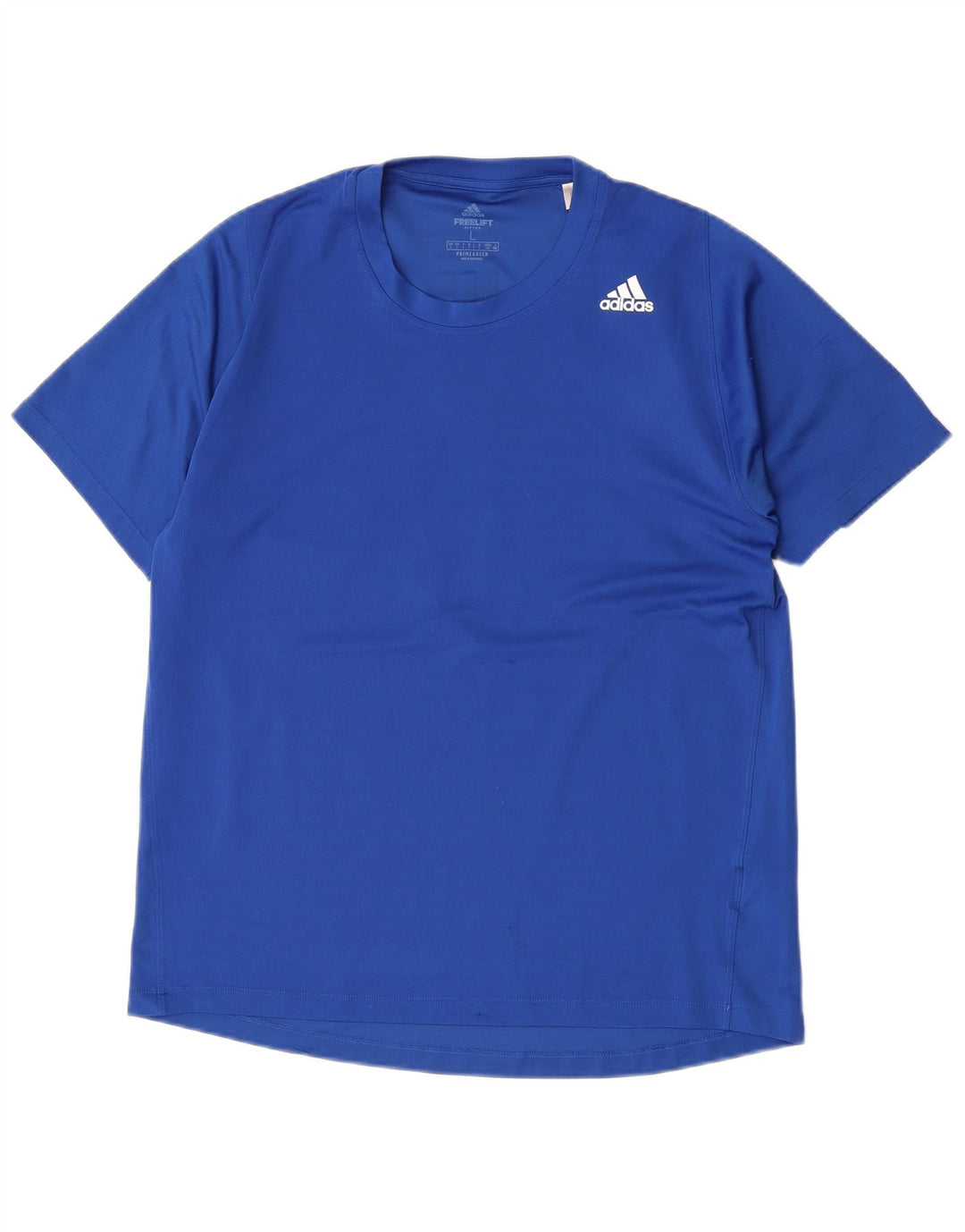 Adidas Herre Primegreen T-Shirt Top Stor Blå Polyester