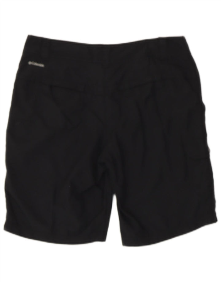 COLUMBIA Cargo Shorts til kvinder US 8 Medium W32 Sort Nylon