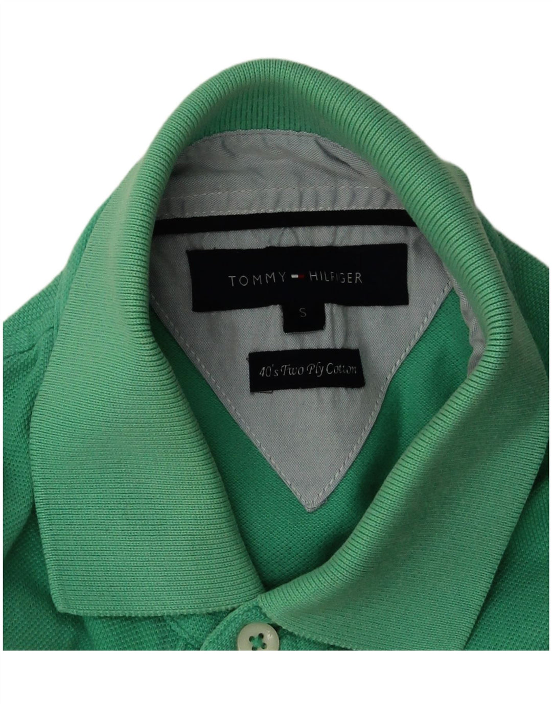 Tommy Hilfiger Herre Polo Shirt Lille Grøn Bomuld