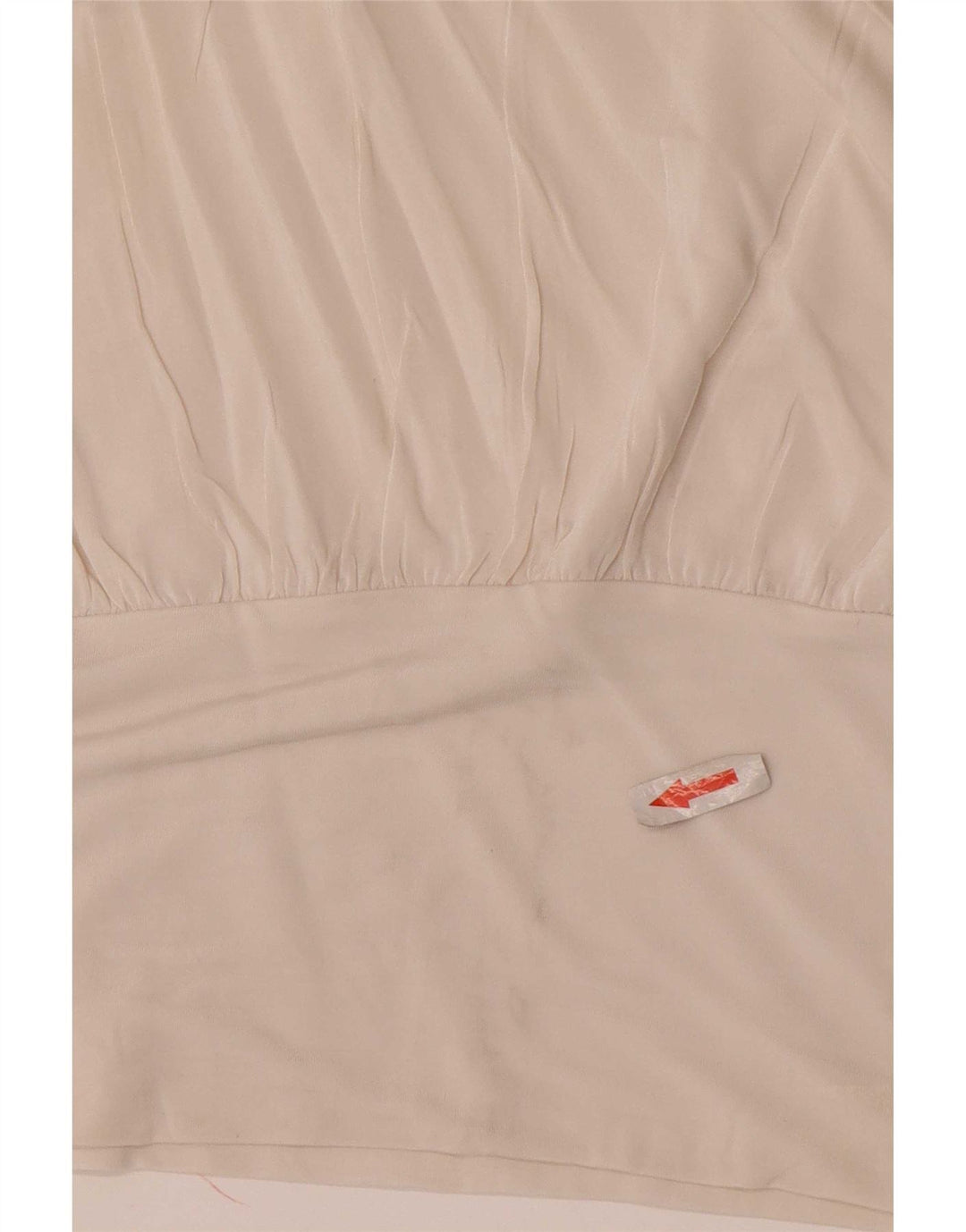 Calvin Klein Dame ærmeløs bluse Top US 6 Medium White Viscose