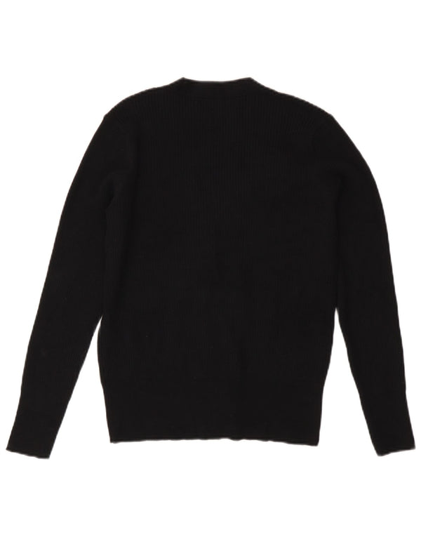 Marks & Spencer Dame Cardigan Sweater UK 10 Small Black Viscose