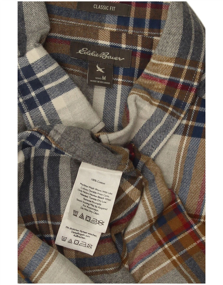 EDDIE BAUER Herre Classic Fit Flanellskjorte Medium Flerfarvet Ternet