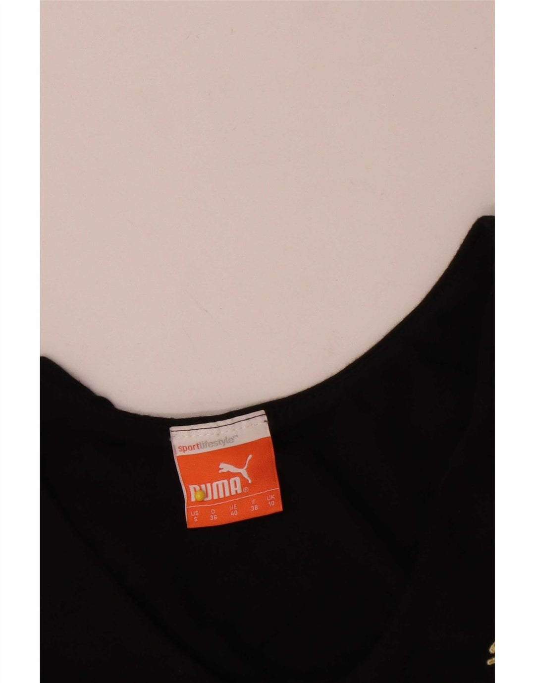 Puma Damevest Top UK 10 Lille Sort