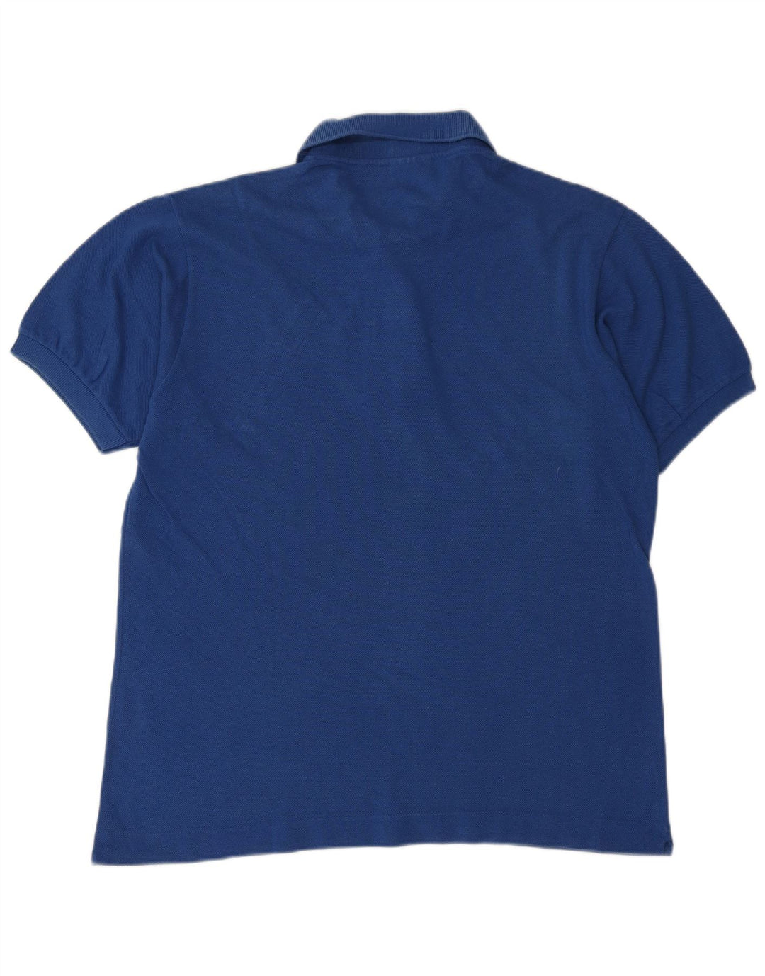 LACOSTE Mens Polo Shirt Size 4 Medium Blue Cotton