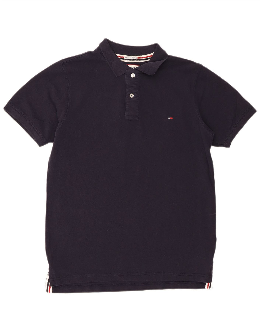 Tommy Hilfiger Herre poloshirt Stor marineblå bomuld
