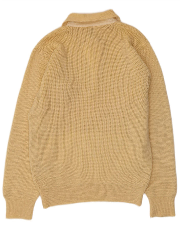 Lambers Herre Polo Neck Jumper Sweater Medium Beige
