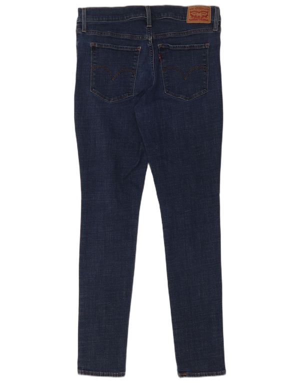 Levi's Womens 311 Distressed Shaping Skinny Jeans W30 L30 Marineblå Bomuld