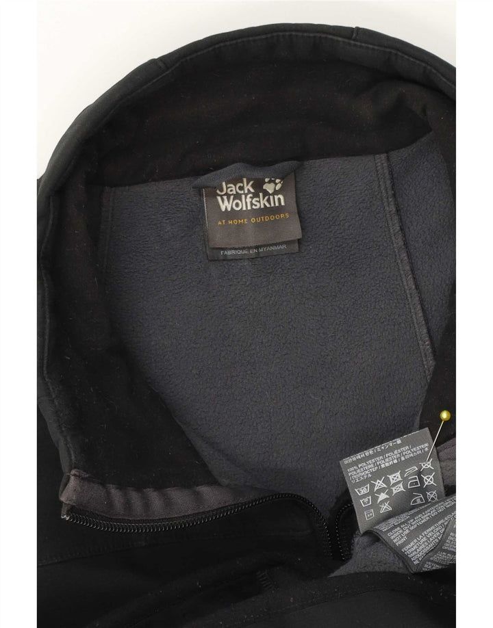 Jack Wolfskin Mens Gilet UK 40 Large Black Polyester