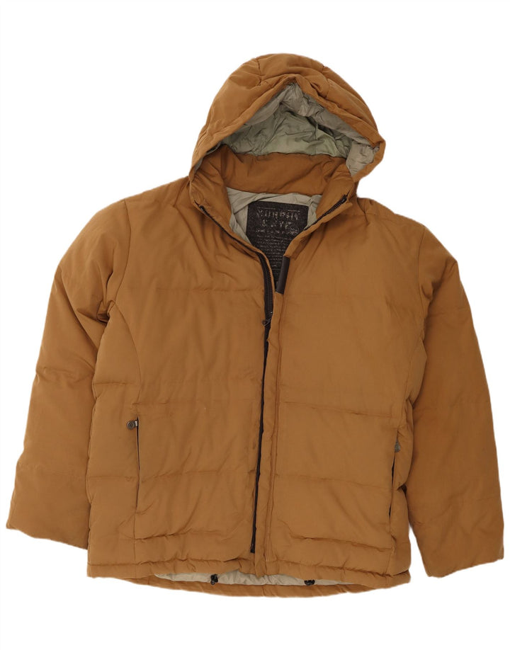 Murphy & Nye Herre hættepolstret jakke UK 42 2XL Beige Polyester
