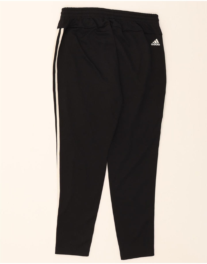 ADIDAS Womens Tracksuit Trousers UK 16 Large  Black Polyester Vintage Adidas and Second-Hand Adidas from Messina Hembry 