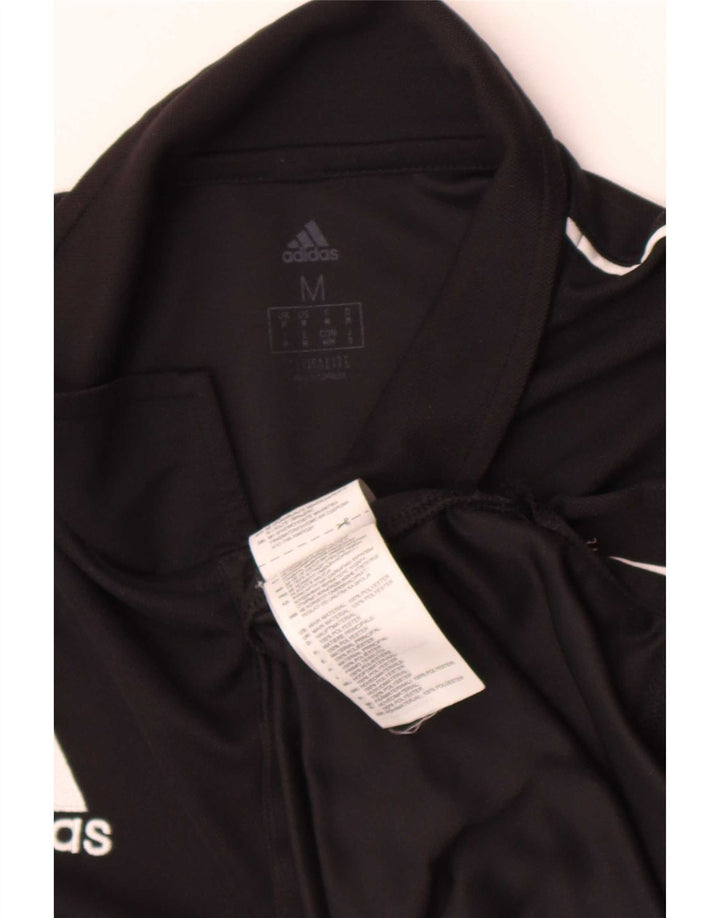 Adidas Herre Climalite Polo Shirt Medium Sort Polyester