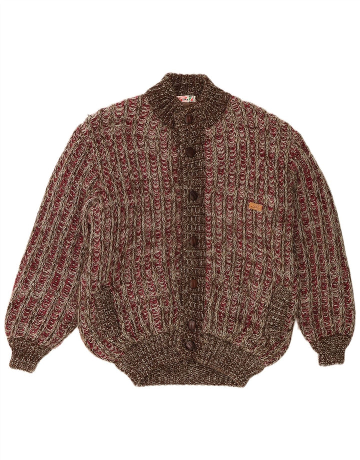 Silvy Herre Strik Bomber Jacket IT 50 Large Brown Flecked