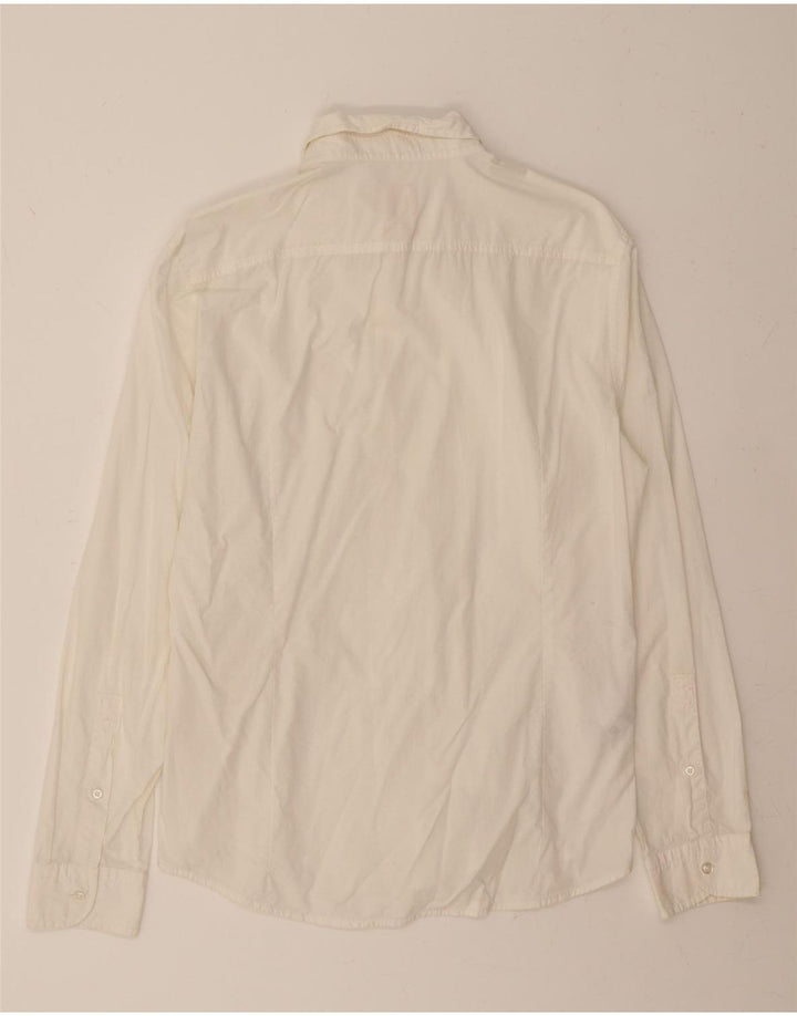 HUGO BOSS Mens Shirt Large White Cotton Vintage Hugo Boss and Second-Hand Hugo Boss from Messina Hembry 