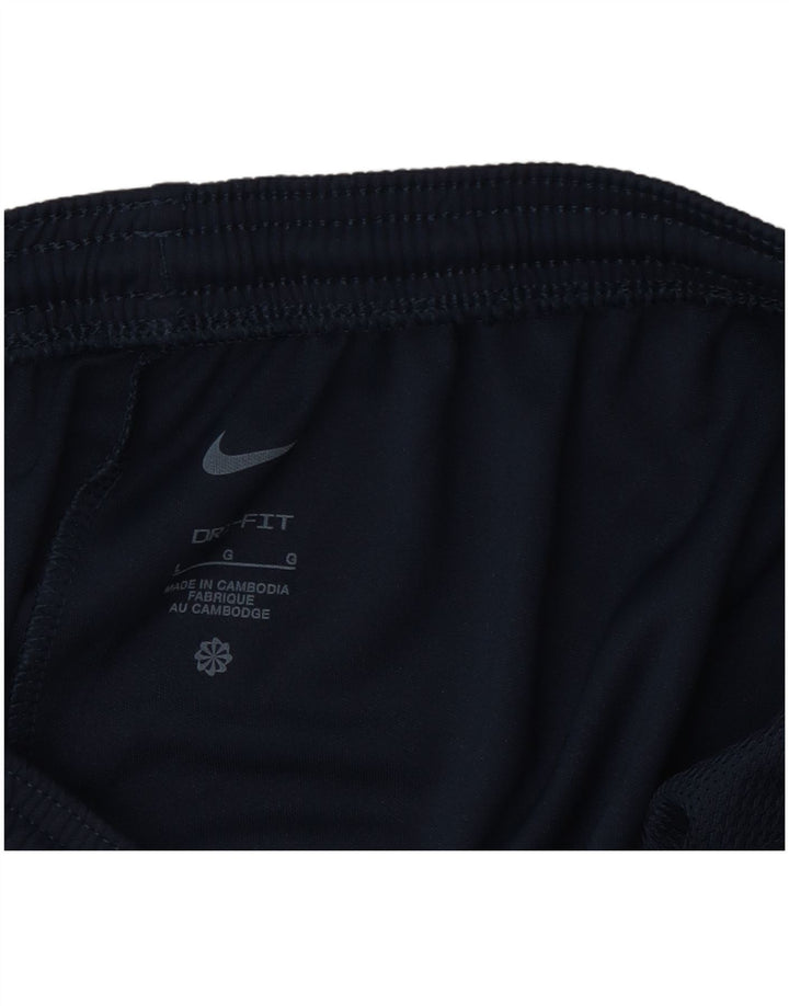 Nike Herre Dri Fit træningsdragt Bukser Large Navy Blue