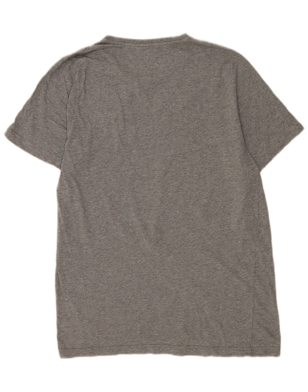 Puma Herre Grafisk T-Shirt Top Stor Grå Flecked